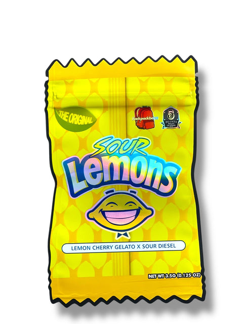 Sour Lemons Mylar Bag 3.5 Grams 