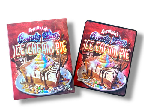 Sprinkles Candy Bar Ice Cream Pie Mylar Bag with Box 3.5 Grams