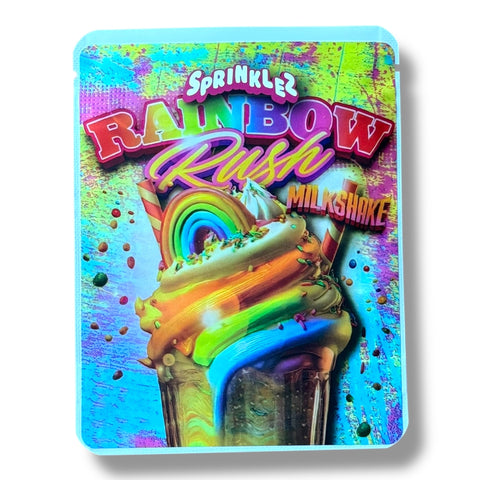 Sprinkles Rainbow Rush Milkshake (Soft Sticker) Mylar Bag 3.5 Grams