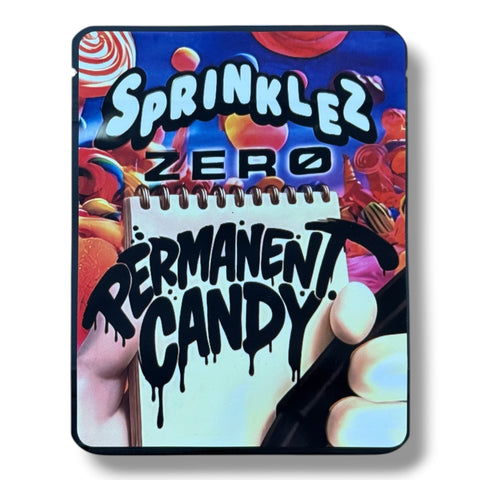 Sprinkles Zero Permanent Candy (Soft Sticker) Mylar Bag 3.5 Grams