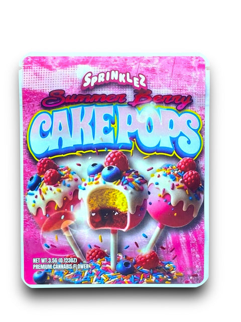 Summer Berry Cake Pops (Soft Sticker) Mylar Bag 3.5 Grams