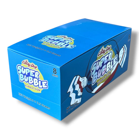 Super Bubble Bubblegum 3.5g Soda Can Master Box – 8 Cans