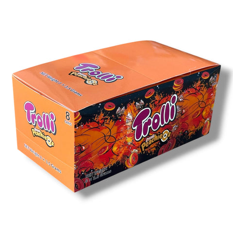 Trolli Sweet Peachie O's 3.5g Soda Can Master Box – 8 Cans
