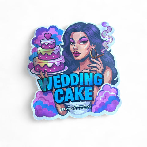 Wedding Cake Mylar Bag 3.5 Grams