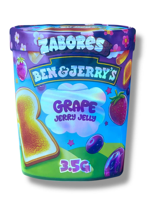Zabores Grape Jerry Jelly Mylar Bag 3.5 Grams