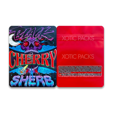 Black Cherry Sherb mylar bags 3.5 grams