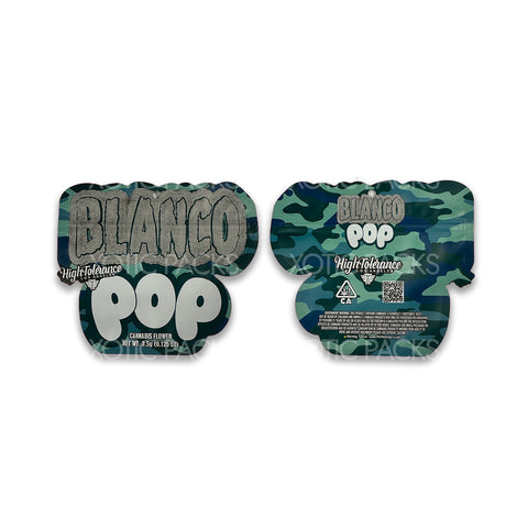 Blanco Pop mylar bags 3.5 grams