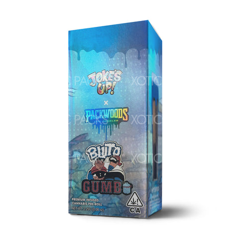 Packwoods Bluto Gumbo Packaging Box