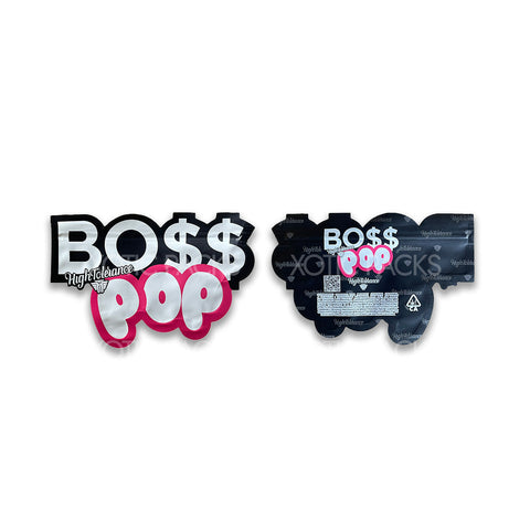 Boss Pop mylar bags 3.5 grams