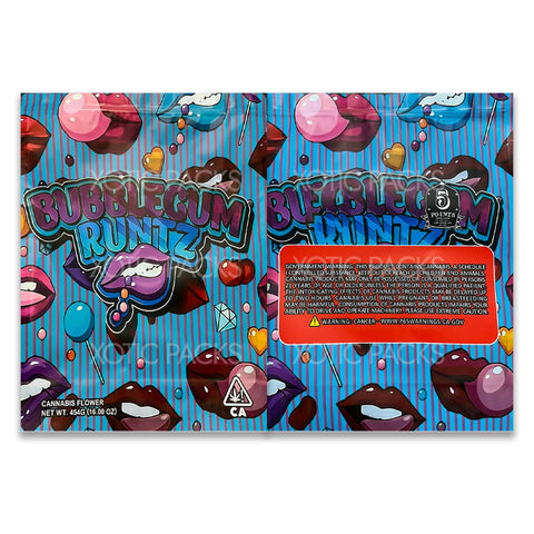 Bubblegum Runtz 1 pound mylar bags