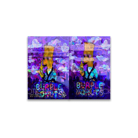 Burple Donuts 1 gram mylar bags