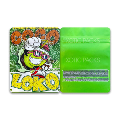 Coco Loko mylar bags 3.5 grams