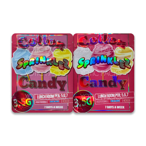 Cotton Candy Sprinkles mylar bags 3.5 grams