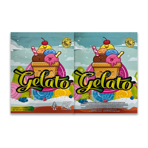 Gelato 1 pound mylar bags