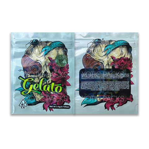 Gelato mylar bags 3.5 grams