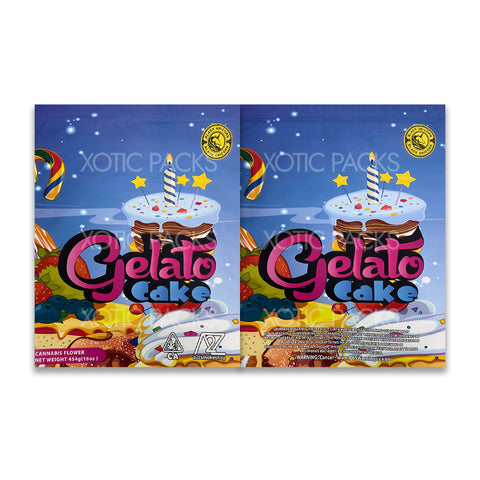 Gelato Cake 1 pound mylar bags