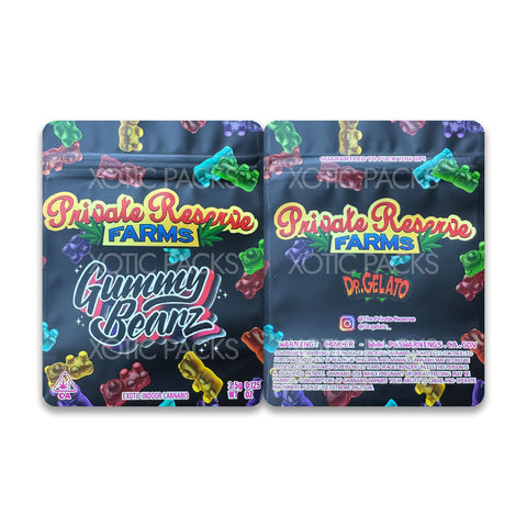 Gummy Bearz  mylar bags 3.5 grams