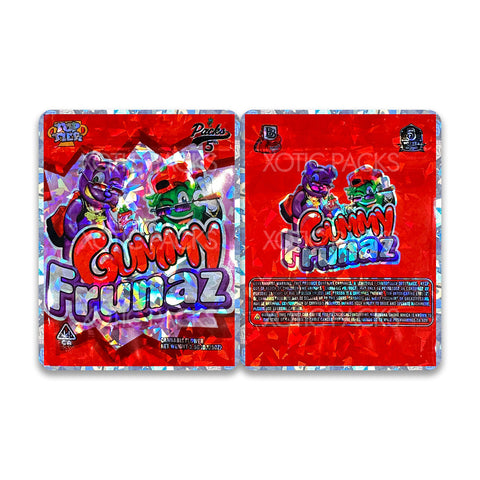 Gummy Frunaz mylar bags 3.5 grams