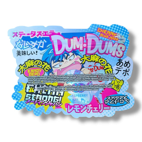 Kandy Depo Dum Dums Cherry Blue Razz Mylar Bag 3.5 Grams