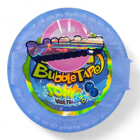 Bubble Tape Sour Blue Raspberry Mylar Bag 3.5 Grams