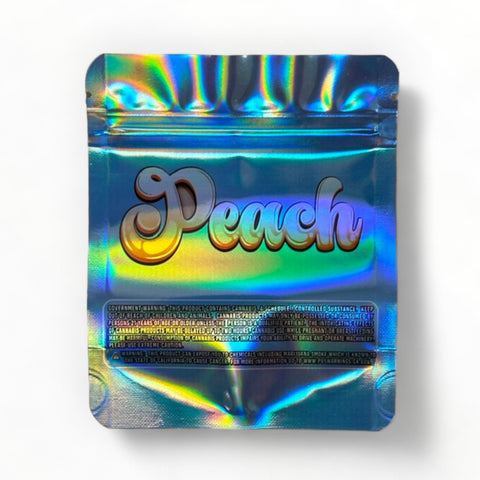 Great White Peach Mylar Bag 3.5 Grams