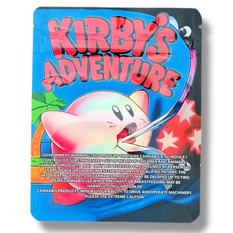Kirby's Adventure Mylar Bag 3.5 Grams
