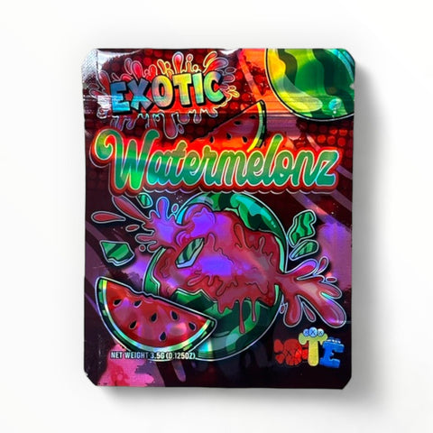 Exotic Watermelonz Mylar Bag 3.5 Grams