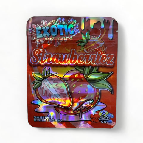 Exotic Strawberriez Mylar Bag 3.5 Grams