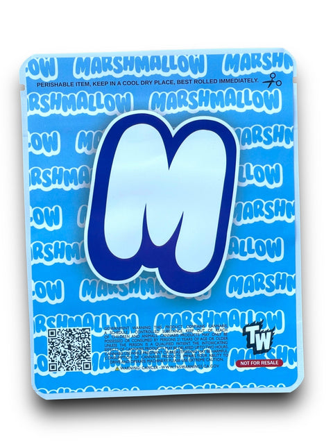 White Mystery Marshmallow (Soft Sticker) Mylar Bag 3.5 Grams