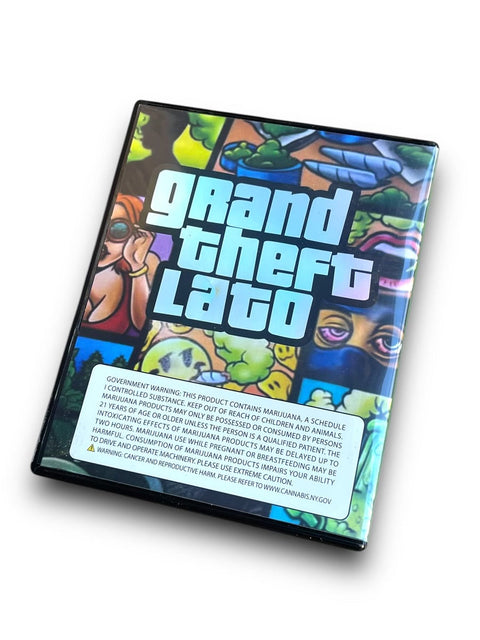 Grand Theft Lato CD Cases With Mylar Bag 3.5 Grams