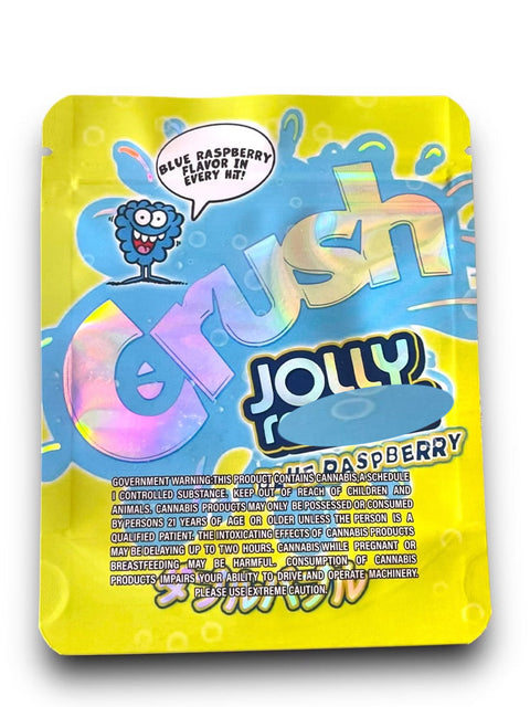 CKrush Jolly R Blue Raspberry Mylar Bag 3.5 Grams