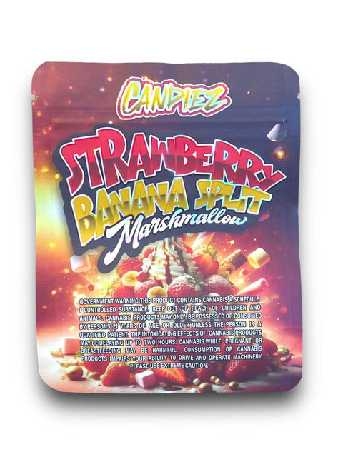 Strawberry Banana Split Marshmallow Mylar Bag 3.5 Grams