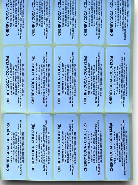 Cherry Coca-Cola Marshmallow (Soft Sticker) Mylar Bag 3.5 Grams