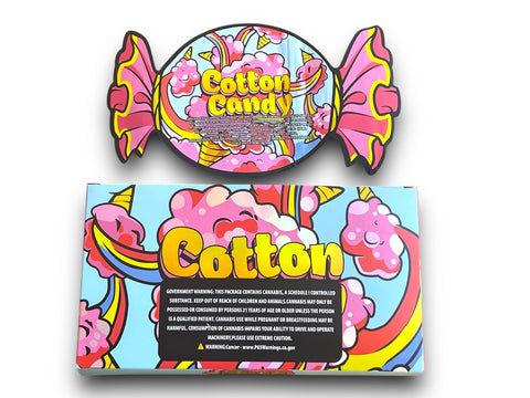 Cotton Candy Mylar Bag with Box 3.5 Grams