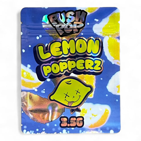 Lemon Popperz Mylar Bag 3.5 Grams