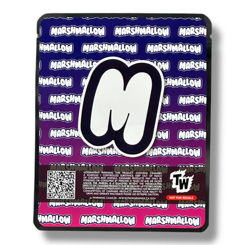 Super Sour Berry Marshmallow (Soft Sticker) Mylar Bag 3.5 Grams