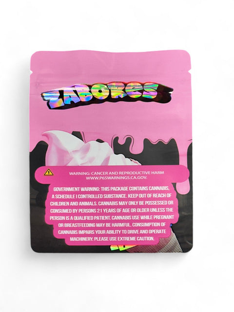 Zabores Bubblegum Ice Cream Mylar Bag 3.5 Grams