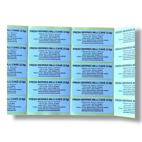 Sprinkles Fresh Berries Milli Cake (Soft Sticker) Mylar Bag 3.5 Grams