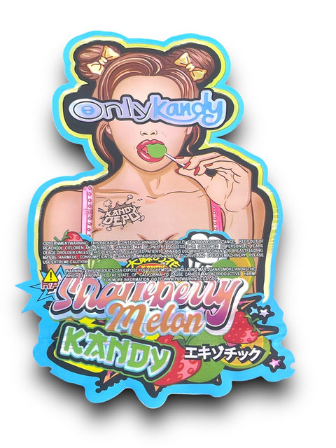 Strawberry Melon Kandy Mylar Bag 3.5 Grams Packaging – Xotic Packs