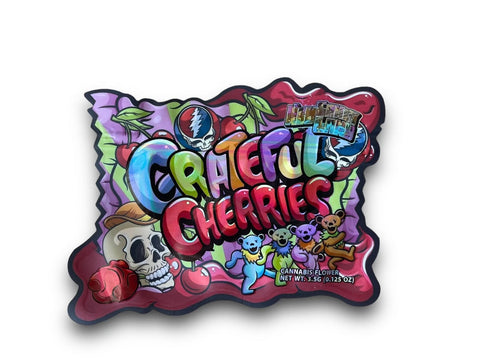 Grateful Cherries Mylar Bag 3.5 Grams