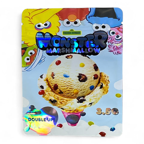 Monster Marshmallow Mylar Bag 3.5 Grams