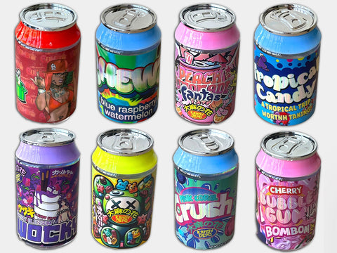 3.5g Soda Can Design Plastic Jars