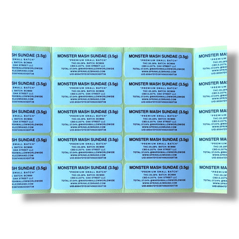 Sprinkles Monster Mash Sundae (Soft Sticker) Mylar Bag 3.5 Grams