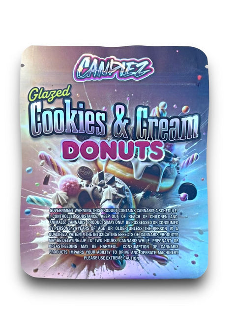 Glazed Cookies and Cream Donuts Mylar Bag 3.5 Grams