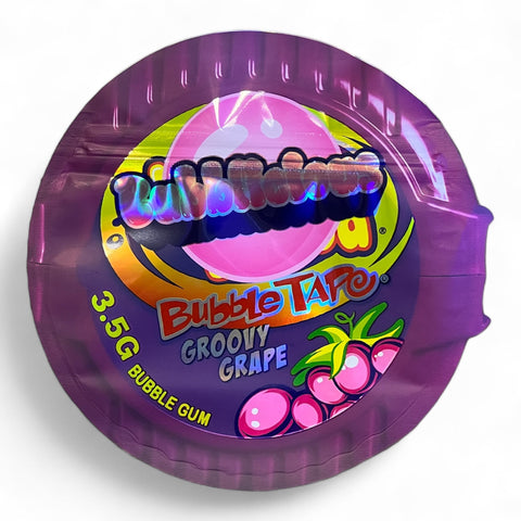 Bubble Tape Groovy Grape Mylar Bag 3.5 Grams