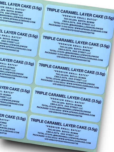 Triple Caramel Layer Cake (Soft Sticker) Mylar Bag 3.5 Grams