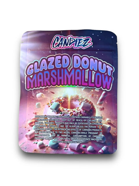 Glazed Donut Marshmallow Mylar Bag 3.5 Grams