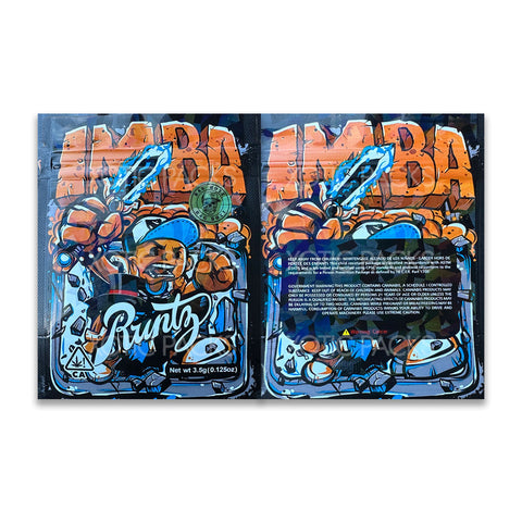 Imba Runtz mylar bags 3.5 grams