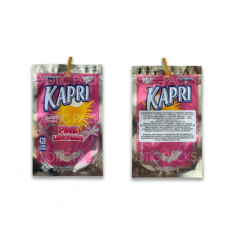 Kapri Pink Lemonade mylar bags 3.5 grams