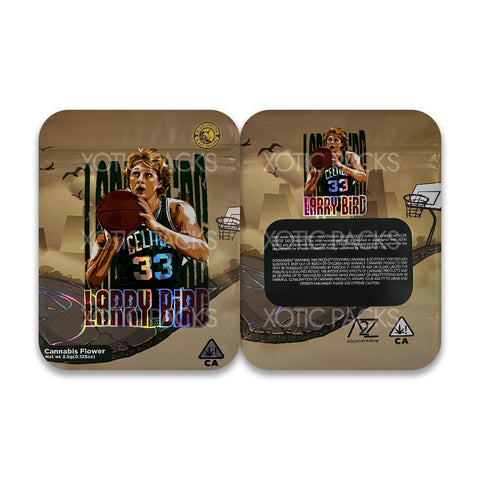 Larry Bird 33 mylar bags 3.5 grams